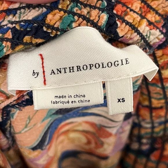 ANTHROPOLOGIE Shari Harem Floral Drop Waist Pants Size XS - Picture 4 of 13